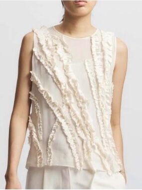SAINT ART NEW YORK NAOMI SLEEVELESS BLOUSE NWT